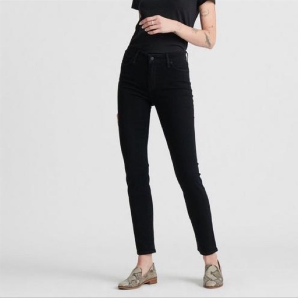 Lucky Brand Hayden Jeans skinny black 4/27 Ankle